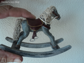 Dollhouse miniature rocking horse