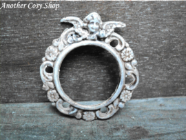 Dollhouse miniature picture frame round in 1" scale