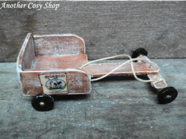 Dollhouse miniature go-kart in 1" scale