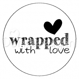 Sticker Wrapped with Love.