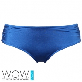 1 WOW blauwe bikinislip  38
