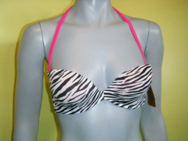 Ellipse Bikini ZEBRA strapless top  80C 85C 85D 70C