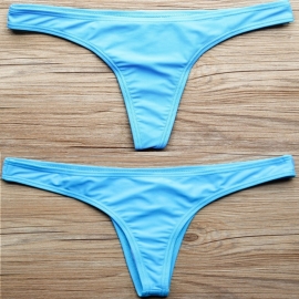 Bikinifun bikini string Blauw AQUA M  34 36