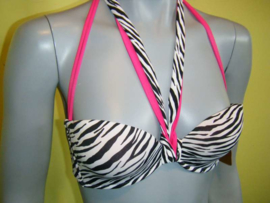 Ellipse Bikini ZEBRA strapless top  80C 85C 85D 70C