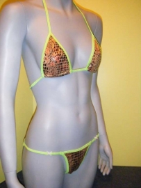 no 10 Cloris Murphey bikini goud snake 34 / 36 / 38