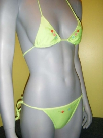 strikbikini groen maat 4