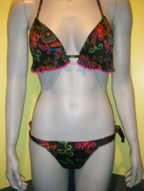 Fiz 505 triangle bikini M 38B 38C Zwart