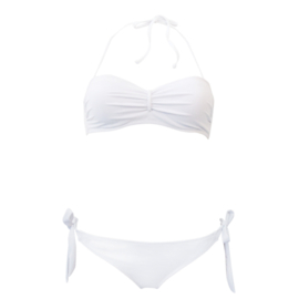 BKNBZ Basic White bandeau bikini 36 38 40 42