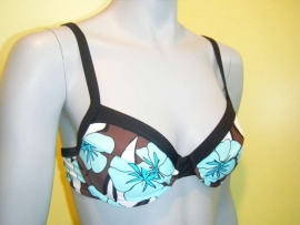 bikini beugeltop blauw 38B