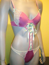 stringbody paars lingerie