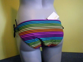 Shiwi multicolor gestreept bikini slip 40