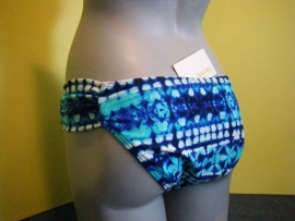 Shiwi gevlekte blauwe bikini slip 40