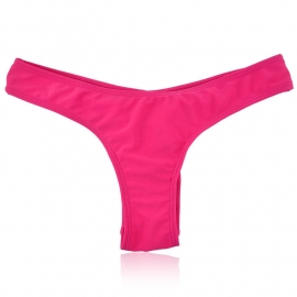 scrunch ribbel stringbroekje PINK 34 (M)