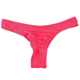 scrunch ribbel stringbroekje watermeloen rood 40 XL