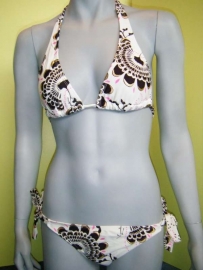 bloemenprint bikini wit UK16 - EU44