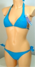 Ondas blauwe halter bikini uit Brazilie 36B