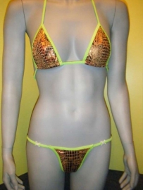 no 10 Cloris Murphey bikini goud snake 34 / 36 / 38