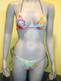 Cobey bikini Blauw/roze  36 #38