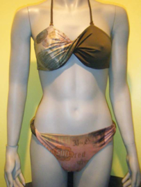 BlueGlue bandeau Twist bikini MONEY XL 40/42