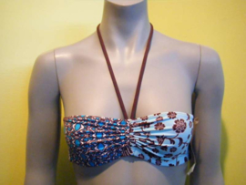 Ellipse Bikini Amalfi bandeau top 36B 38B 40C
