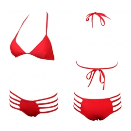 Rode bikini S 32 34