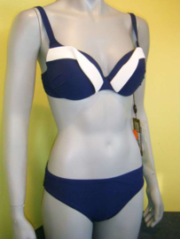 Rebecca swimwear bikini 40C blauw/wit