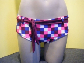 Shiwi bikinislip NEON Check maat 40