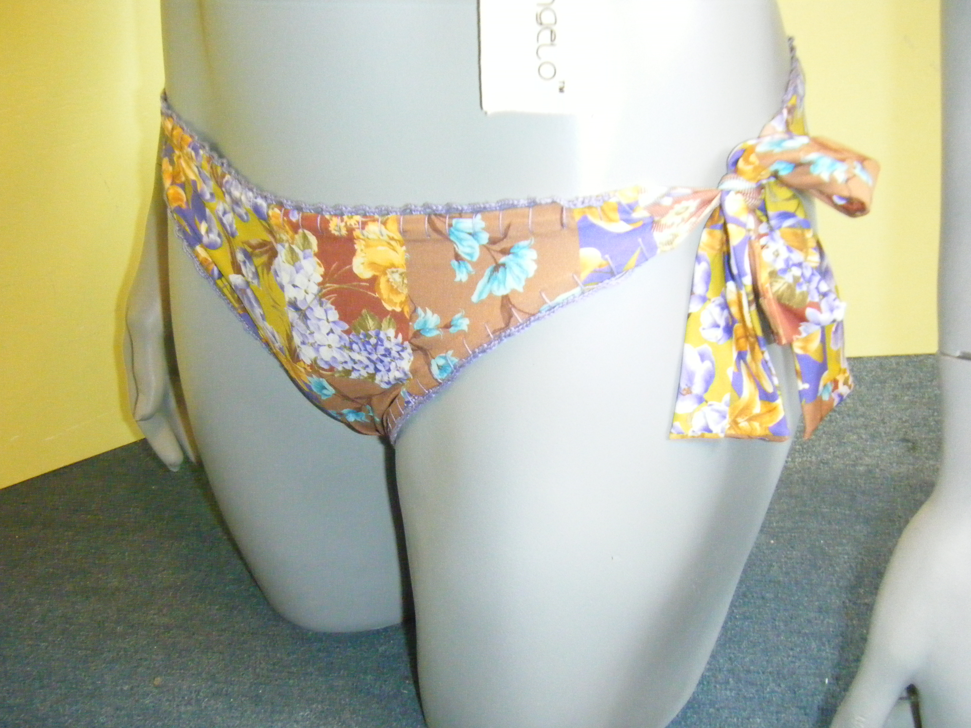 Raffaela d'Angelo bikini set beugel topje Cuoio Acido L XL