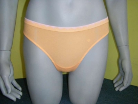 Calvin Klein string oranje met roze rand S