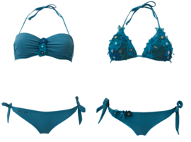 BKNBZ Swimming Suzie DUO bandeau & triangle bikini 36