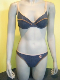 Gold Coast bikini bandeau denim 38B