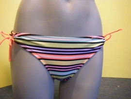 Shiwi multi oranje bikini slip 38 met koortje
