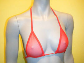 B'Fun mesh  bikinitop rood