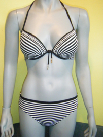 Watercult Zwart/Wit beugel bikini 36C