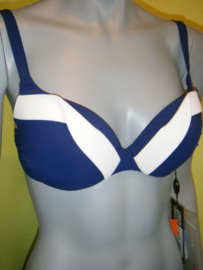 Rebecca swimwear bikini 40C blauw/wit