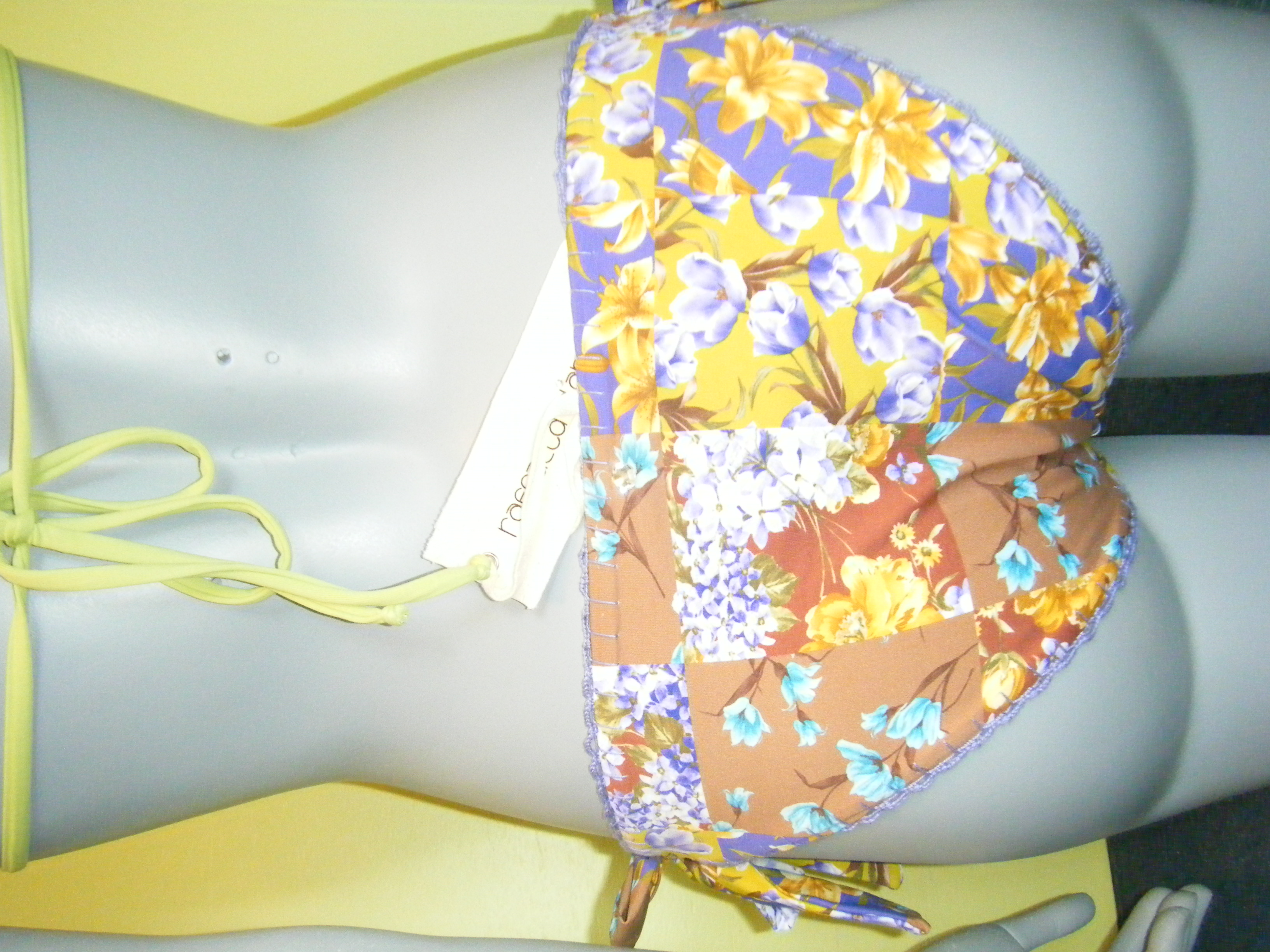 Raffaela d'Angelo bikini set beugel topje Cuoio Acido L XL