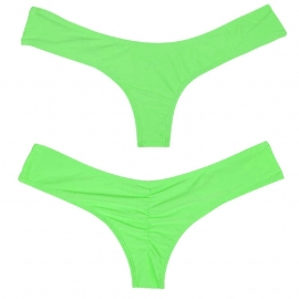 Scrunch bikinibroekje cheeky groen L 36 38