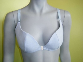 Marlies Dekkers BH lichtblauw suedelook  85B