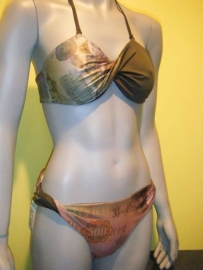BlueGlue bandeau Twist bikini MONEY XL 40/42