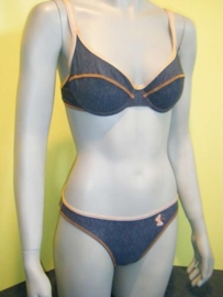 Gold Coast bikini bandeau denim 38B