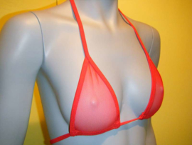 B'Fun mesh  bikinitop rood