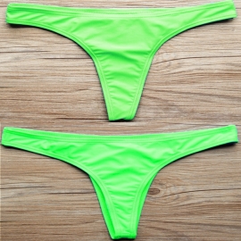 Bikinifun bikini string Groen Fluo S 32 34