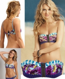 Maaji Blue Cast bikini top 34