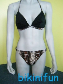 set Shiwi bikini slangenprint maat 38 B-cup