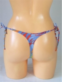 Occhi Verdi Bikini string broekje blauw 38