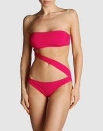 Mileti bandeau monokini roze 36-38