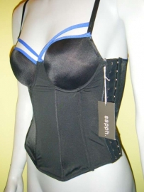 SAPPH FORTUNY bustier Black/Blue 70C