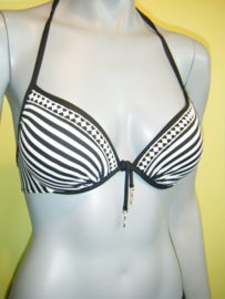 Watercult Zwart/Wit beugel bikini 36C