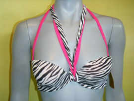 Ellipse Bikini ZEBRA strapless top  80C 85C 85D 70C