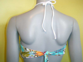 Ellipse Bikini bloemen bandeau top 36 38